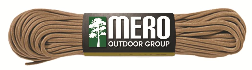 Mero 550 Paracord - 100' 550 lb Tan  - Mero Outdoor Group