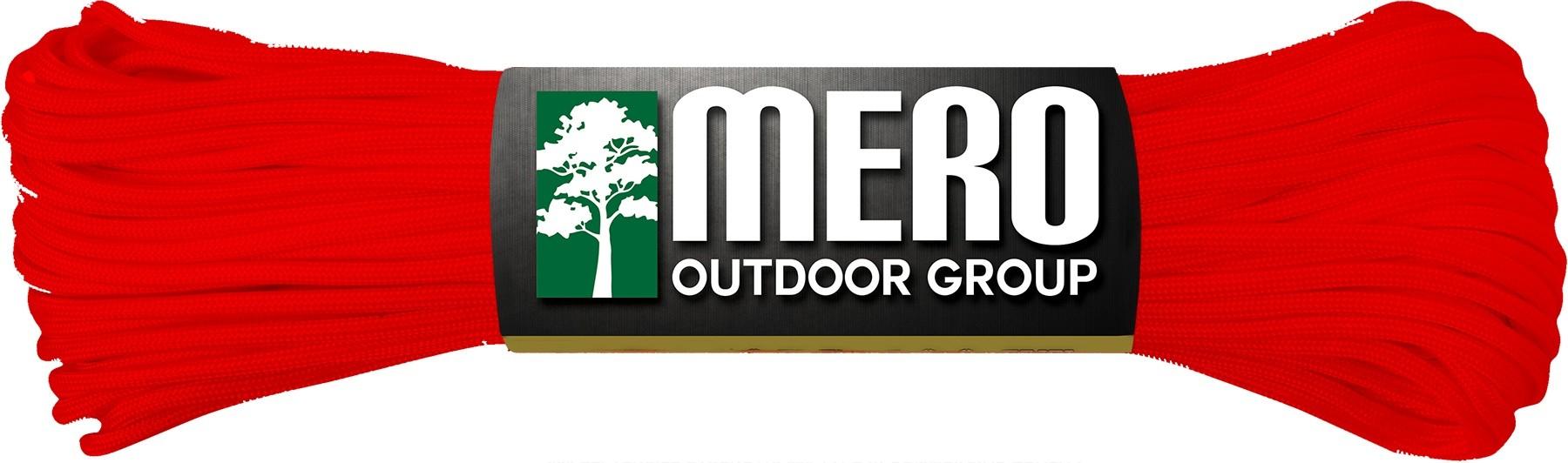 Mero 550 Paracord - 100' 550 lb Red Imperial - Mero Outdoor Group