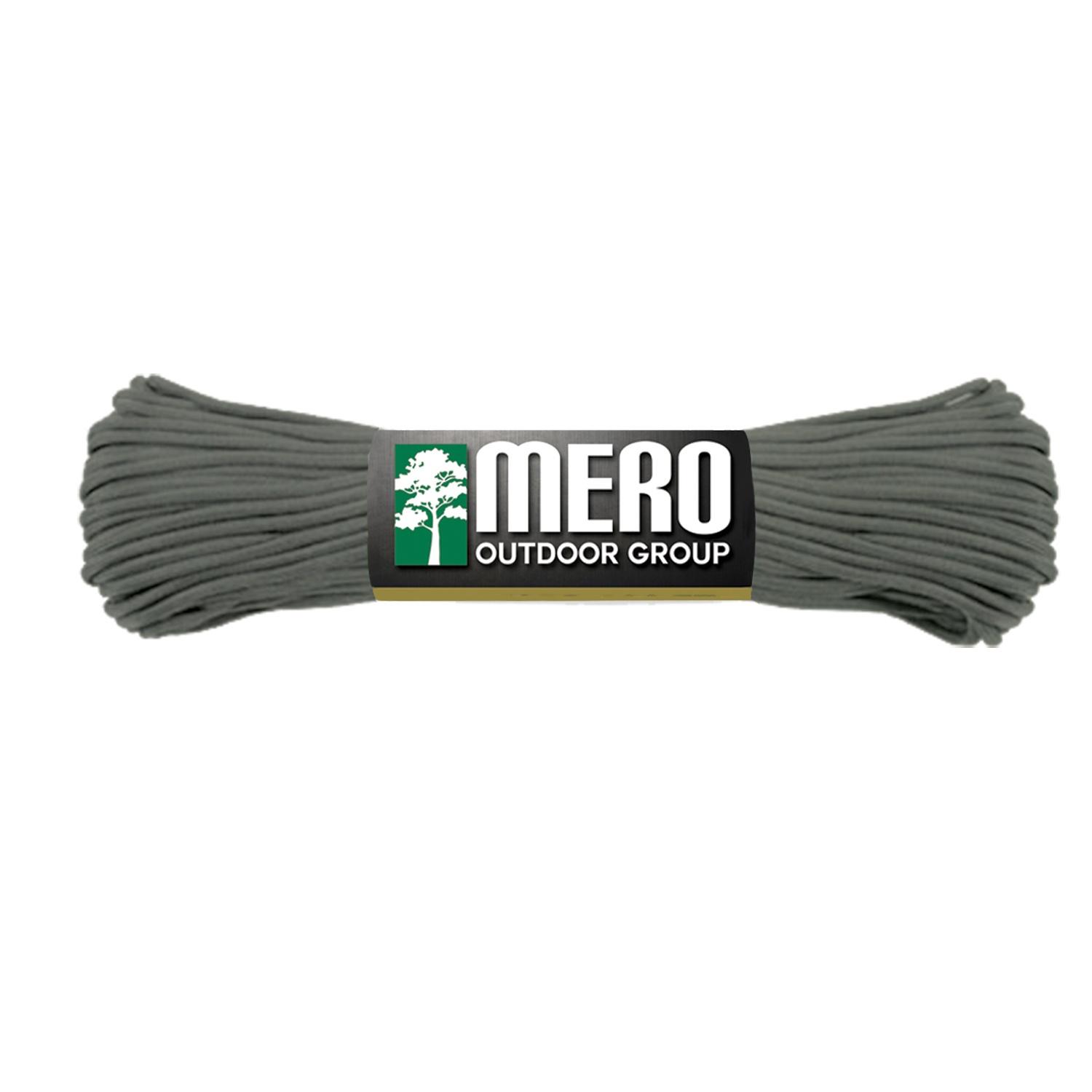 Mero 550 Paracord - 100' 550 lb Green Foliage (gray/green) - Mero Outdoor Group