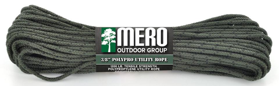 Mero 3/8" Polypro Utility Rope 100 ft. Camouflage - Mero Outdoor Group