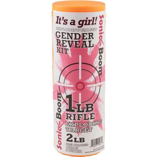 Exploding Rifle Target - Gender Reveal Kit - Girl - Sonic Boom