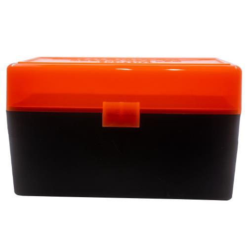 Berry's Ammo Box #409 - .243/.308 cal 50/rd Hunter Orange/Black - Berry's Mfg