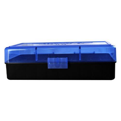 Berry's Mfg 50rd Ammo Box - 454 - 50 A.E. Blue w/Black Bottom - Berry's Mfg