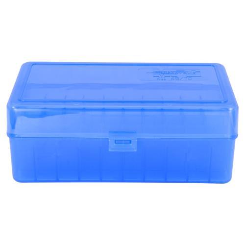 Berry's Mfg 411 Blue Ammo Flip Top Box  Holds 50 Rounds - .45/70 Govt - 