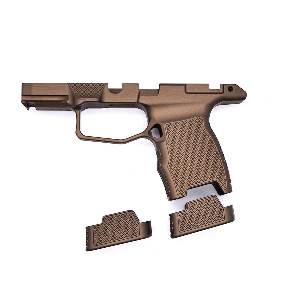 Juggernaut JT P365 Handgun Grip Module without Manual Safety Dark