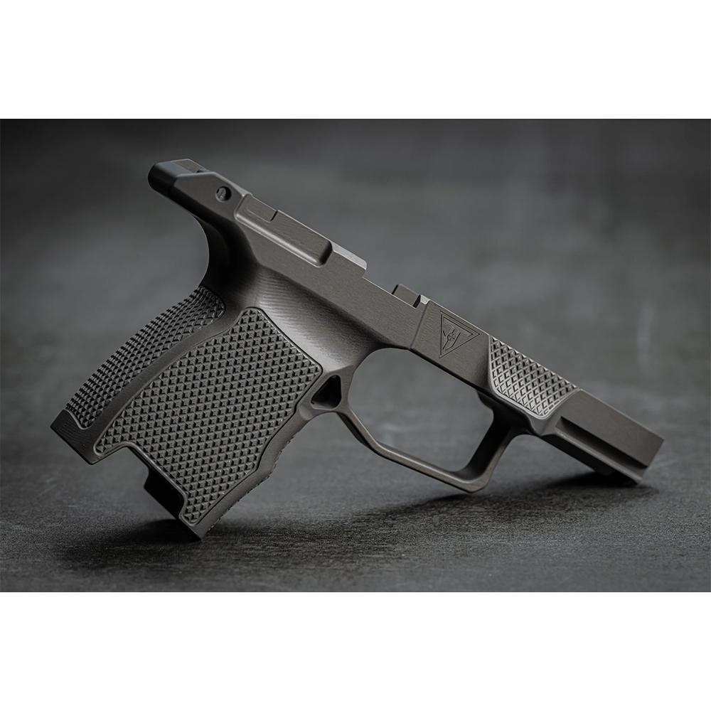 Juggernaut JT P365 Grip Module with Safety and Two 12 XL Base Plates Dark Grey - Juggernaut Tactical