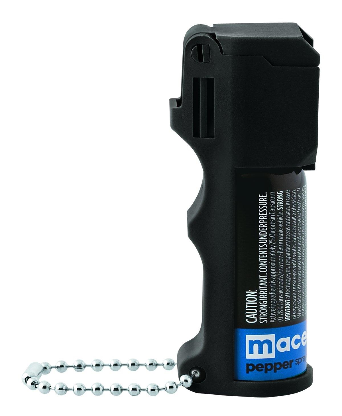 Mace Pepper Spray Triple Action Personal Model 10' Range - Black - Mace