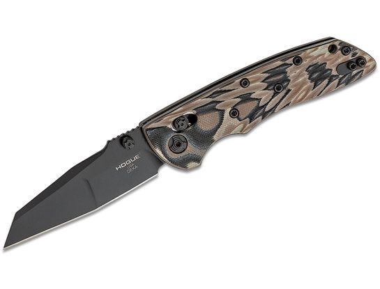 Hogue Deka ABLE Lock Folder: 3.25" Wharncliffe Blade - Black Cerakote Finish, G-Mascus Dark Earth G10 Frame - Hogue Knife