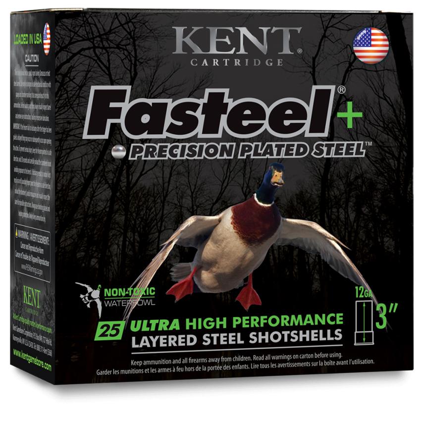 Kent Fasteel + Precision Plated Steel Waterfowl Shotshells 12ga 3