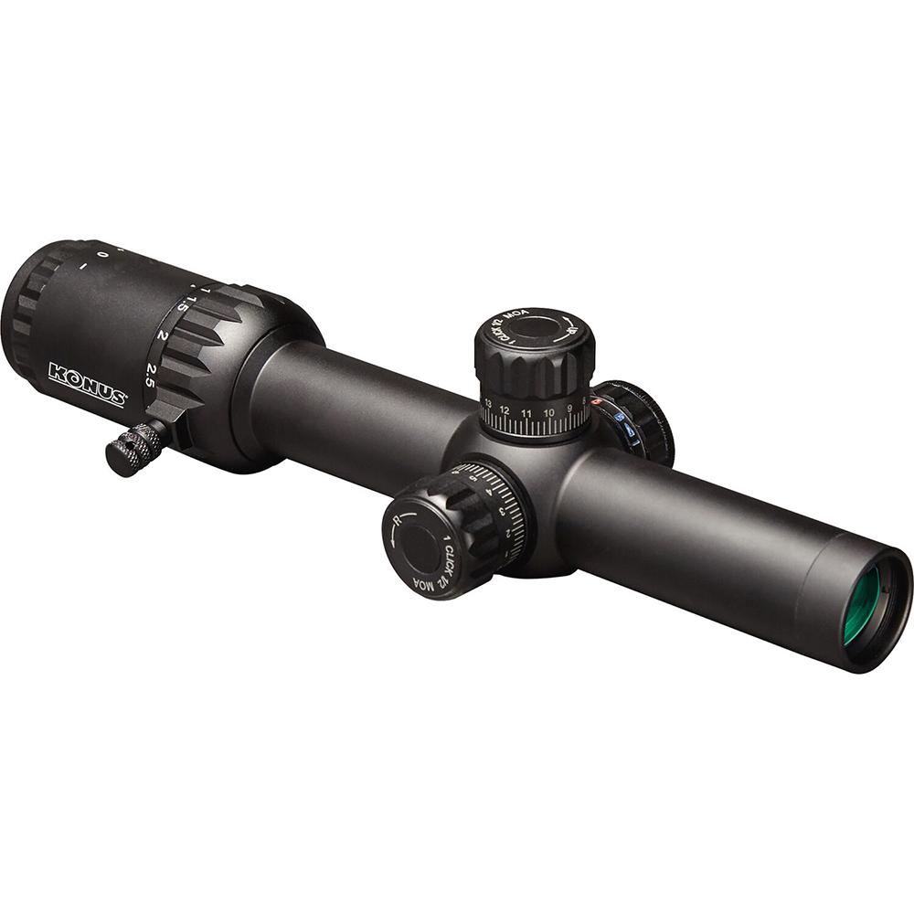 Konus Event Rifle Scope 1-10x24 30mm SFP Circle-Dot Illum. Black