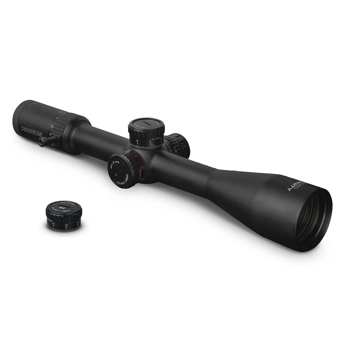 Konus Eternity Zoom Rifle Scope 6x-24x50mm First FP Zero Stop PRS Reticle - Konus Optics