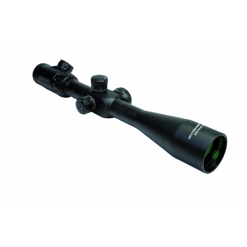 KonusPro F-30 Rifle Scope 6-24x52mm Illum Mil-Dot Modified Reticle Matte Black - Konus Optics