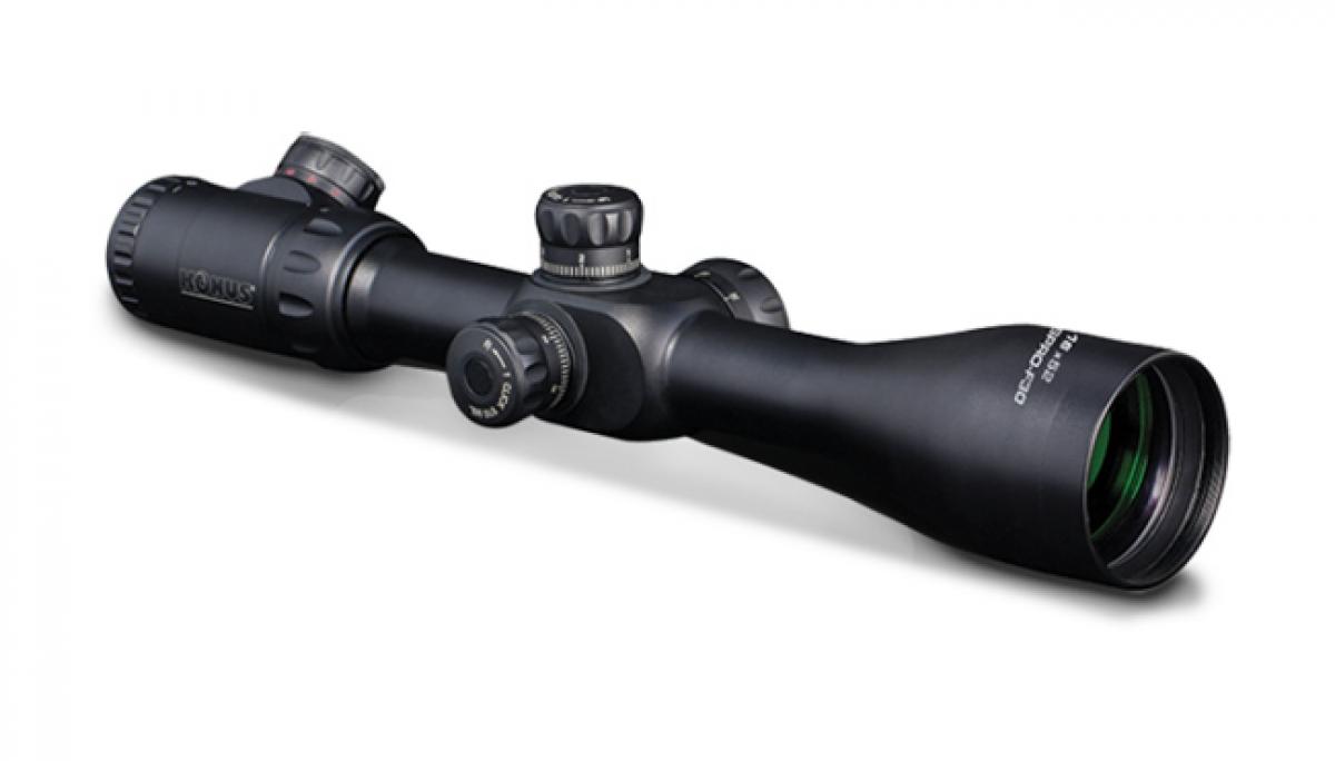 Konus 4x-16x52mm Rifle Scope - Engraved 550 Ballistic Reticle - 