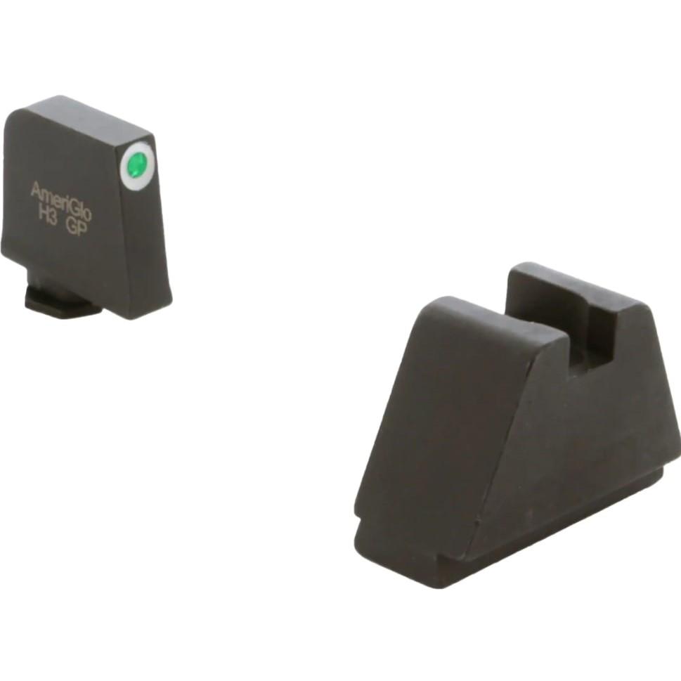 Ameriglo 4XL Tritium Night Sight Set for Glock Green with White Front Black Rear - Ameriglo