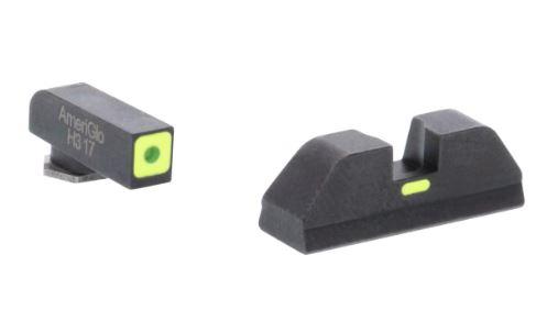 Green Tritium LimeGreenLumi Outline Square (non trit) REAR for Glock Gen 5 - Ameriglo