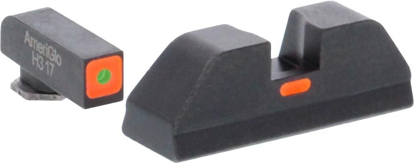 Green Tritium Outline Orange Square (non trit) REAR for Glock Gen 5 - Ameriglo