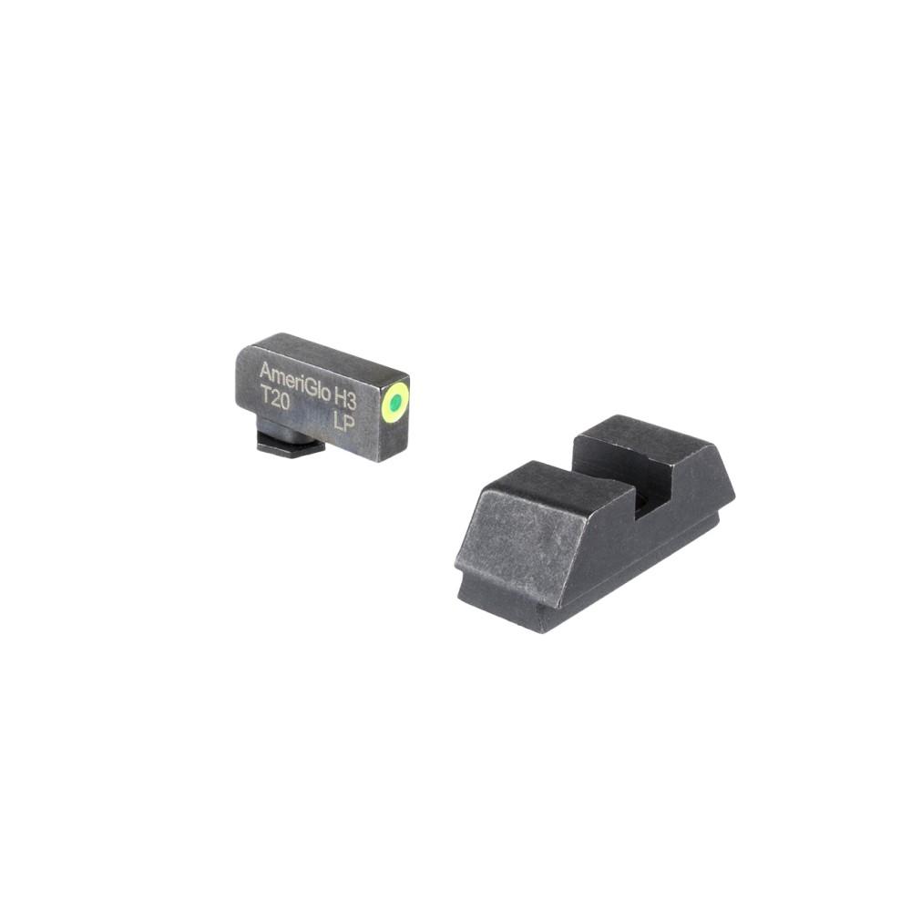 Ameriglo Optics Compatible Tritium Handgun Sight Set for Glock Flat ...