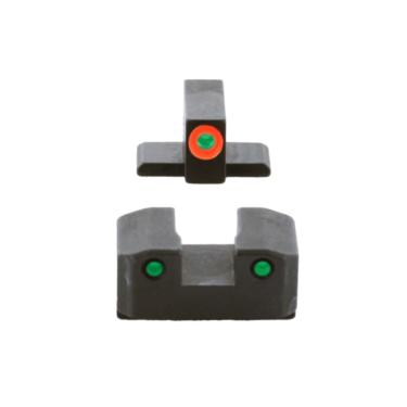 Ameriglo Classic SIG Sight Set - Three-Dot Tritium Design For SIG Pistols #8 Front & Rear