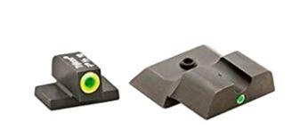 Green Tritium Lime Green Lumi Outline/Green Single Dot for S&W M&P Shield - Ameriglo