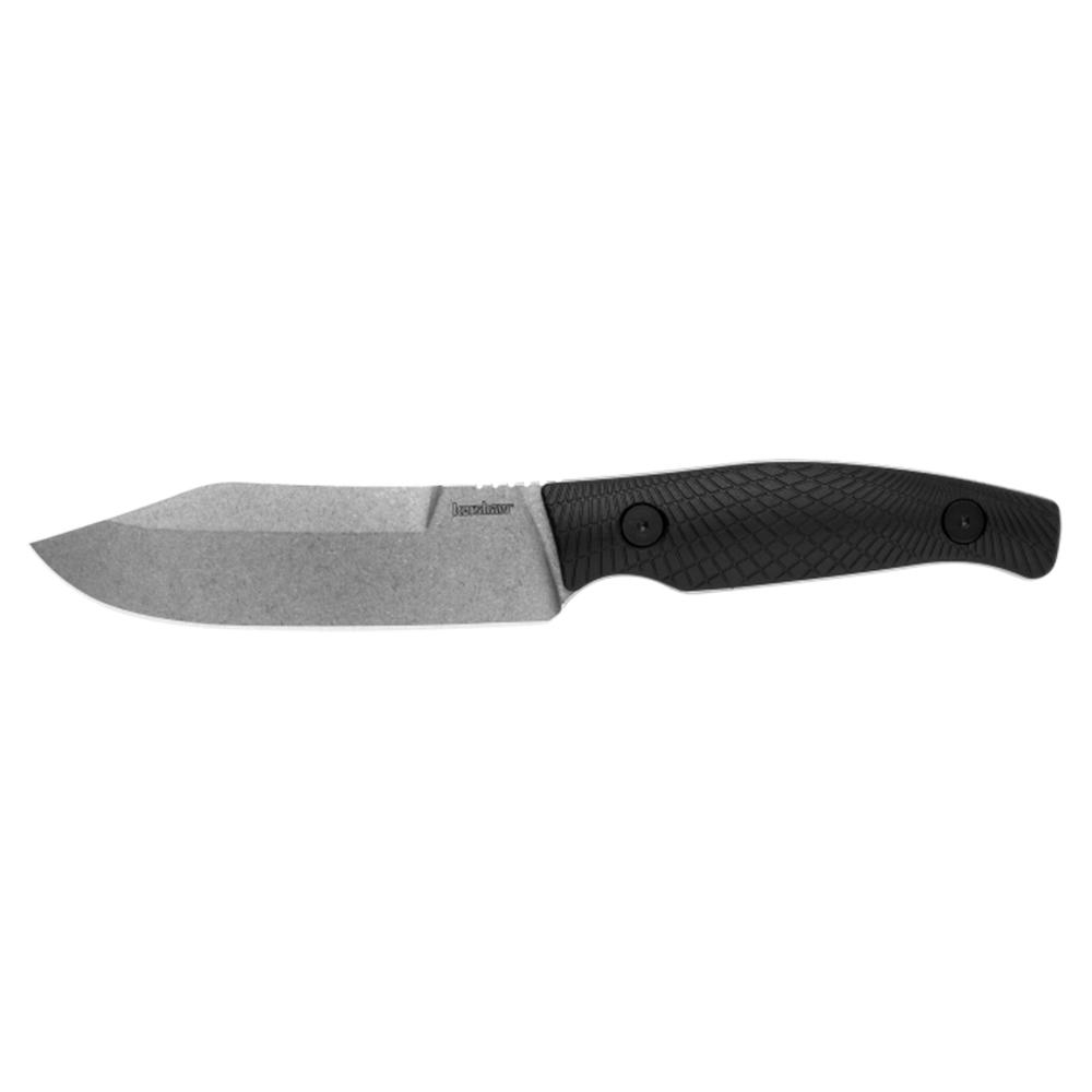 Kershaw Camp 5 Fixed Knife 4-3/4" Clip Point Blade Black - Kershaw