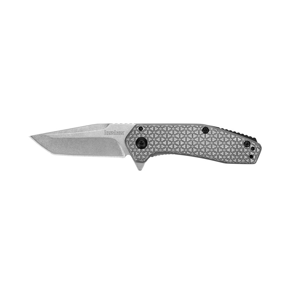 Kershaw Cathode Folding Knife 2-1/4" American Tanto Blade Silver - Kershaw