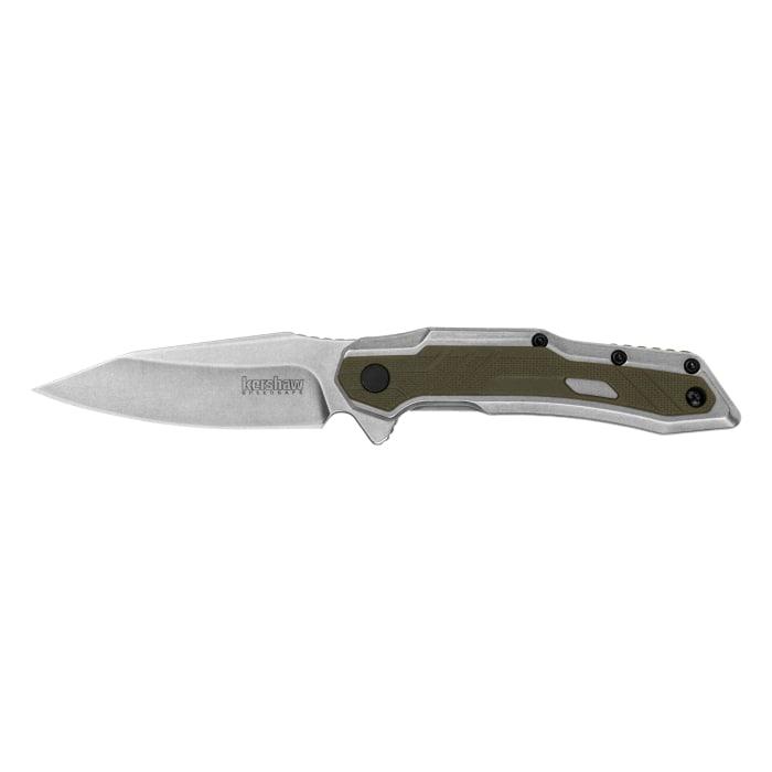 Kershaw Salvage SpeedSafe Folding Knife 2-9/10" Tanto Blade Olive - Kershaw