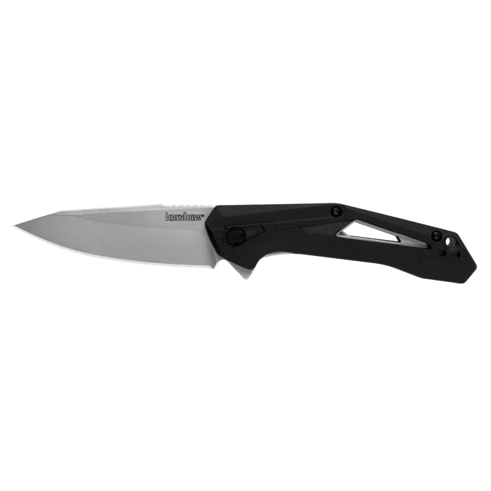 Kershaw Airlock Folding Knife 3" Drop Point Blade Black - Kershaw