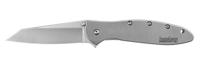 Kershaw Random Leek Reverse Tanto Assisted Folding Knife (3" Bead Blast) - Kershaw