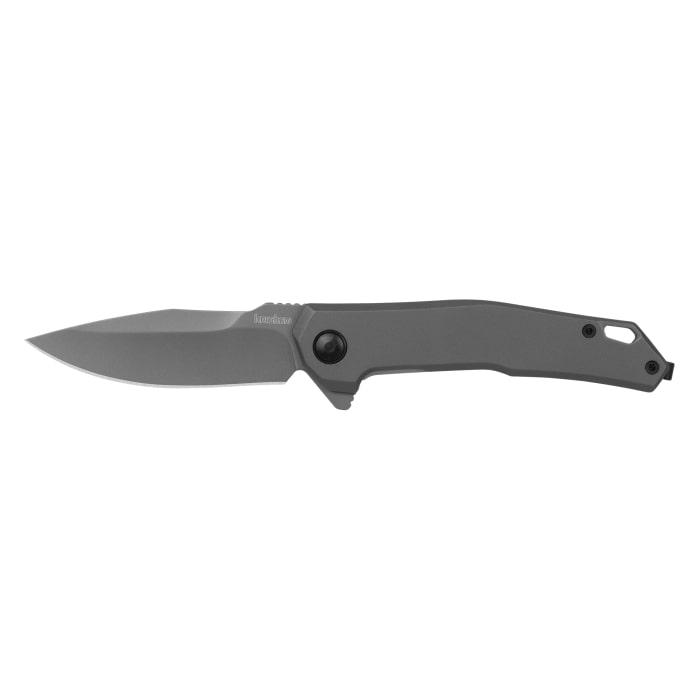 Kershaw Helitack Folding Knife 3-1/4" Drop Point Blade Grey - Kershaw