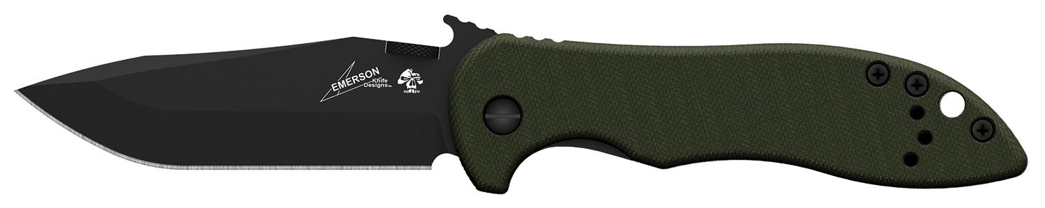 Kershaw Emerson CQC- 5K Knife - Wave Shaped Opening Feature - Kershaw