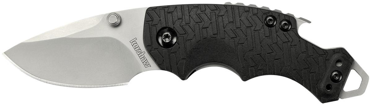 Kershaw Shuffle Folding Steel Knife, 2-1/4" Blade, Black Handle - Kershaw