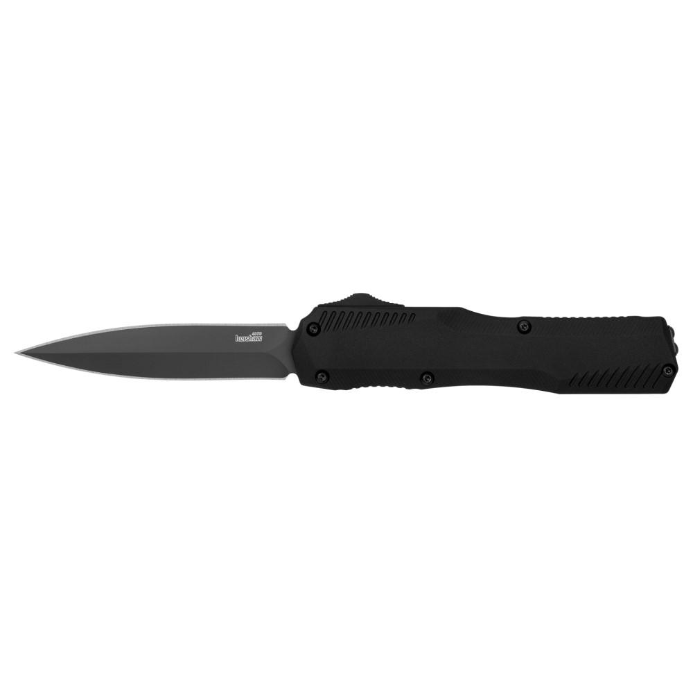 Kershaw Livewire Double Edge Automatic OTF Knife 3-1/2" Spear Point Blade Black - Kershaw