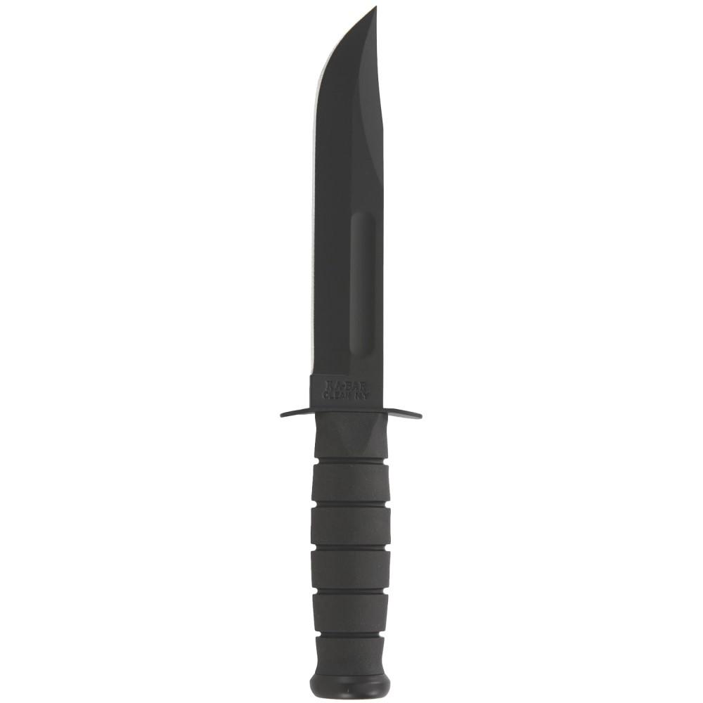 Ka-Bar Ka-Bar Fixed Knife 7" Clip Point Blade Black with Sheath - Ka-Bar