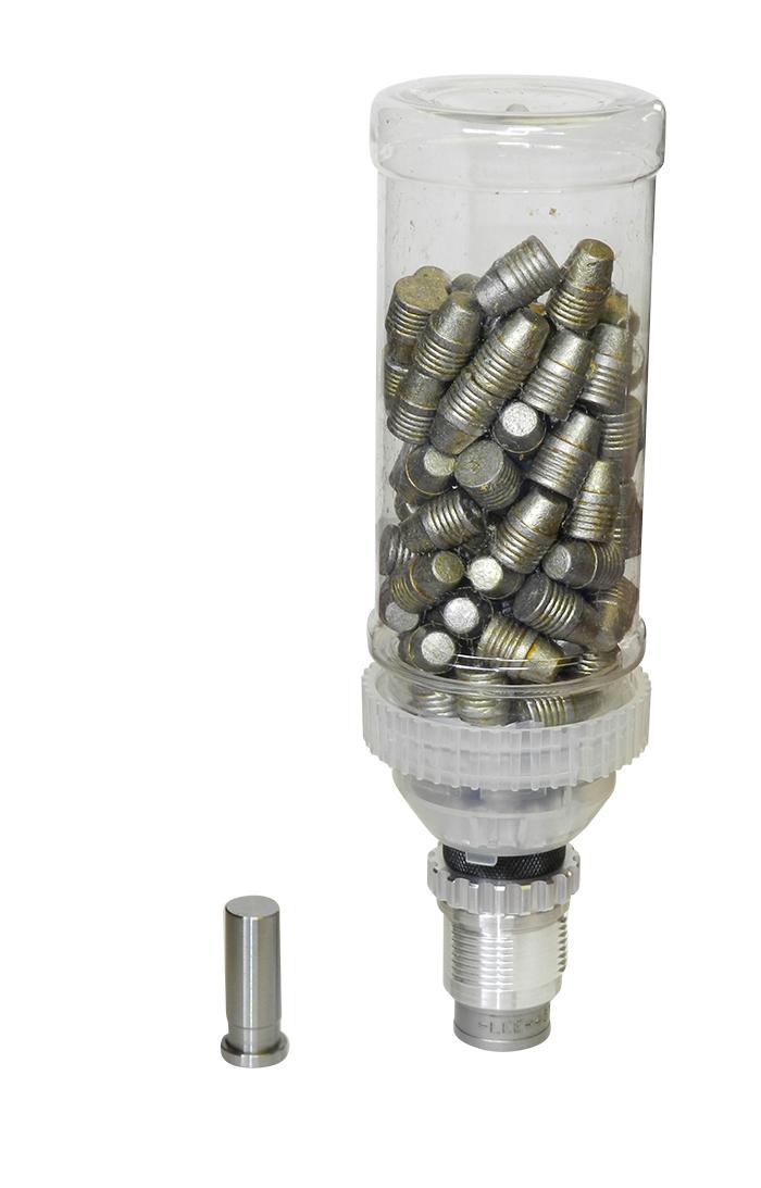 Lee Bullet Bottle Adapter - Holds 100 .45 ACP Cast Lead Bullets - Lee