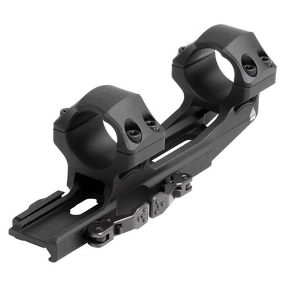 Leapers 1-Piece  UTG ACCU-SYNC QR Cantilever Mount 1" Medium w 50mm Offset - Matte Black - Leapers