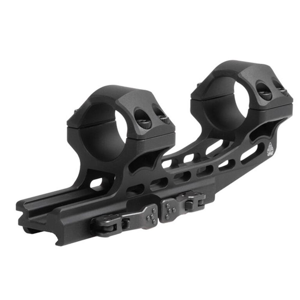 Leapers 1-Piece UTG ACCU-SYNC QR Cantilever Mount 1" High w 50mm Offset - Matte Black - Leapers