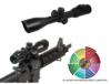 Leapers UTG AccuShot SWAT IE Rifle Scope - 3-12x44mm AO 36-Color Mil-Dot Reticle 34-8.4' FOV 3.3-2.8" ER Matte