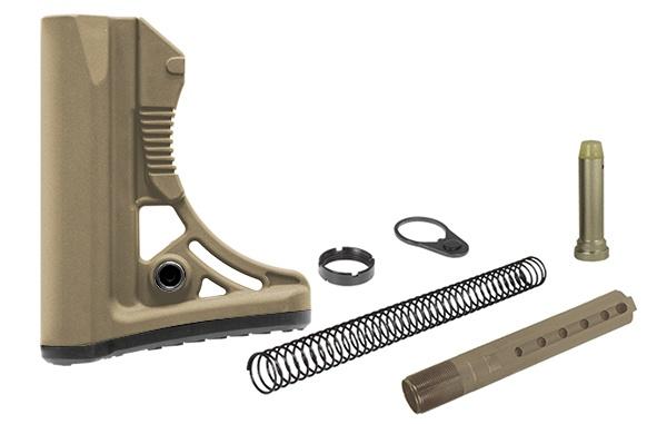 Leapers UTG PRO Model 4 Ops Ready S3 Mil-spec Stock Kit - Flat Dark Earth - Leapers