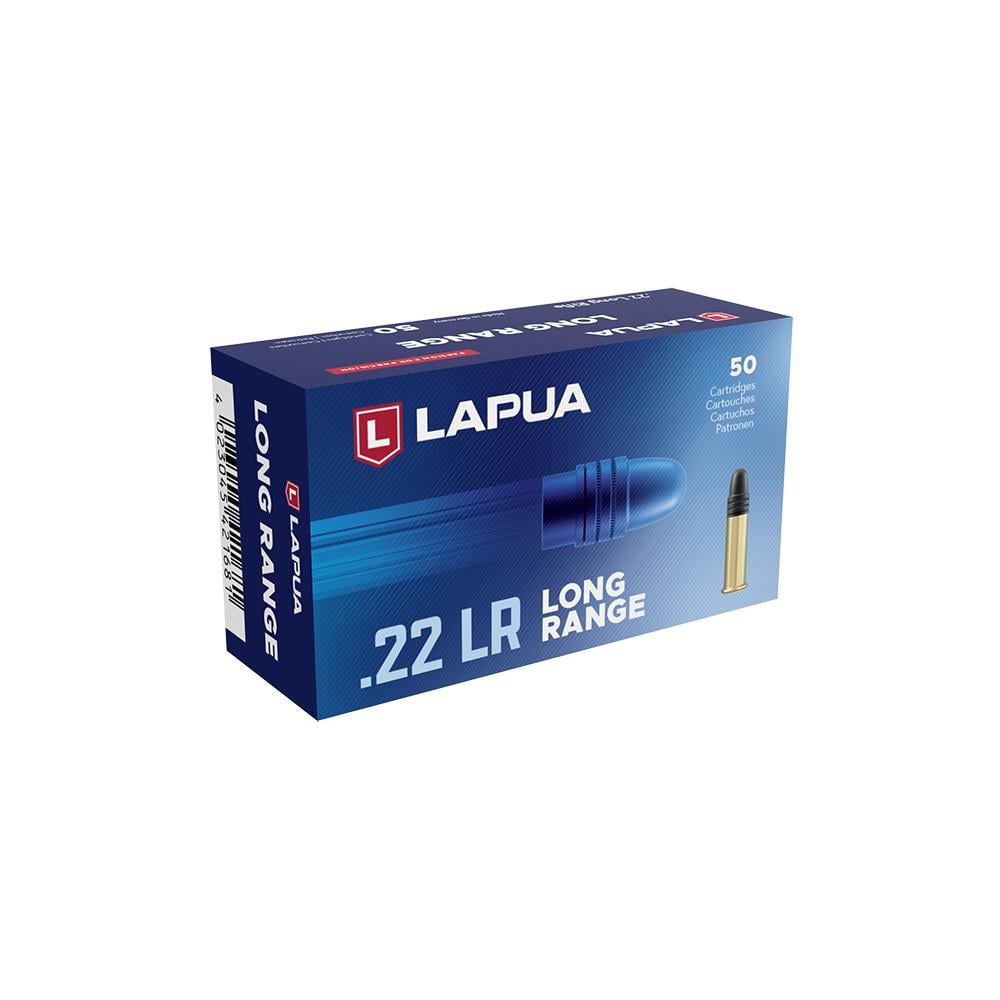 Lapua Long Range Rimfire Ammunition .22 LR 40gr RN 1106 fps 50/ct - Lapua