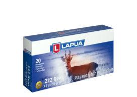 Lapua Rifle Ammuntion .222 Rem 55gr FMJ 2887 fps 20/ct - Lapua