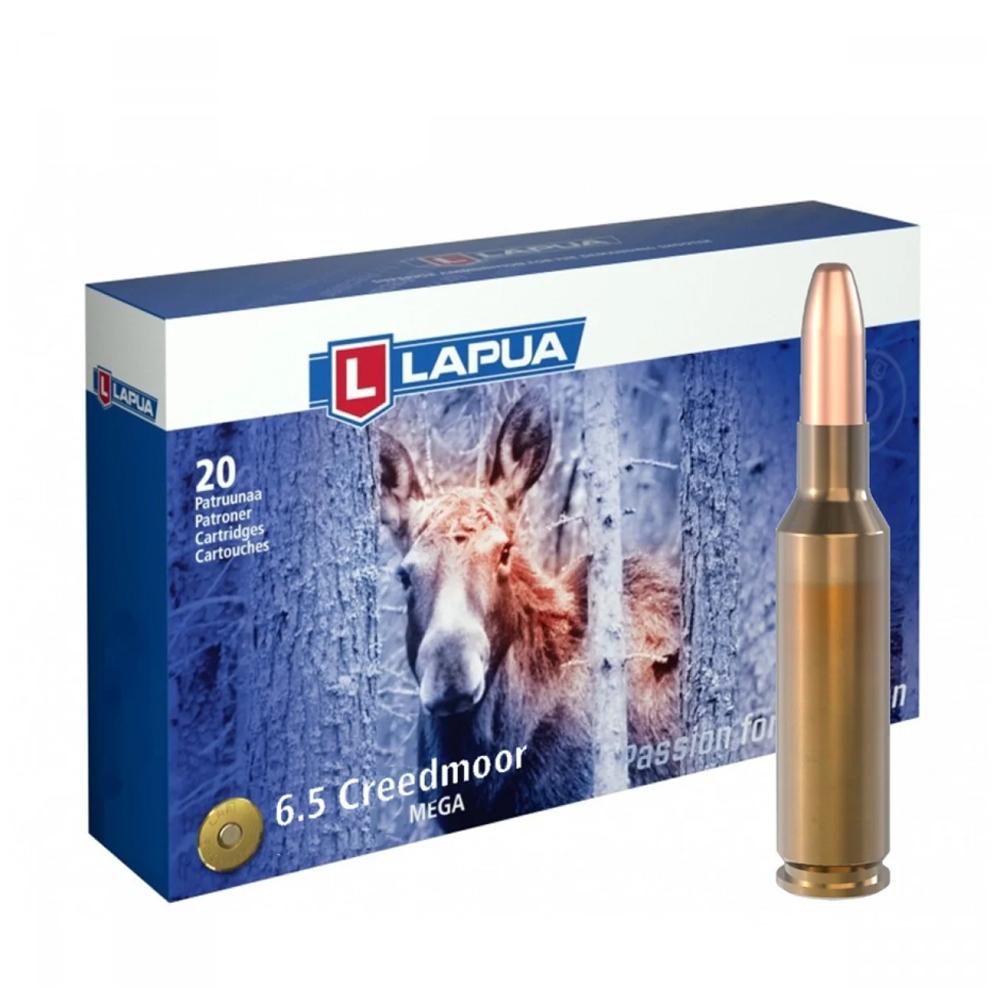 Lapua Rifle Ammuntion 6.5 Creedmoor 156gr Mega SP 20/ct - Lapua