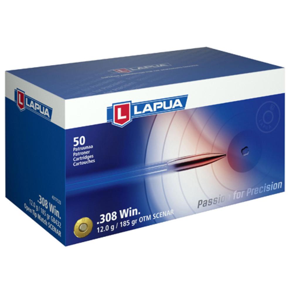 Lapua OTM Rifle Ammo 308 Winchester 185gr Scenar 2475 fps 50/ct - Lapua