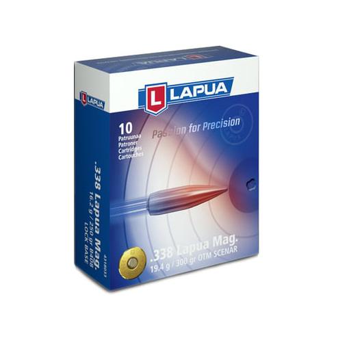 Lapua Rifle Ammunition .338 Lapua Mag 300 gr HPBT 2723 fps 10/ct - Lapua