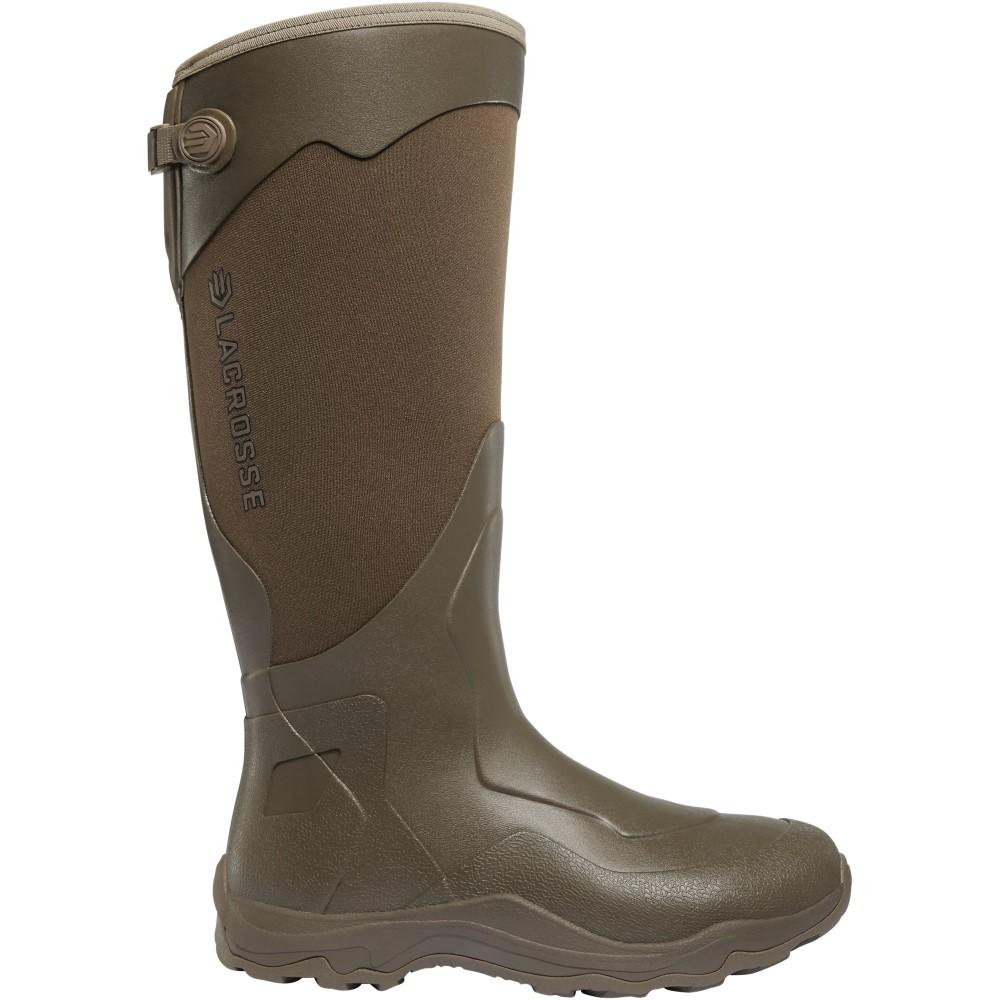 LaCrosse Alpha Agility 17" Rubber Boots Brown 8 - LaCrosse