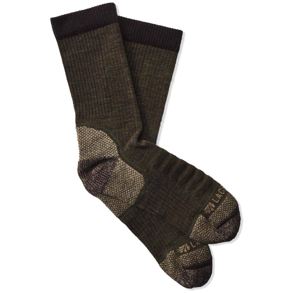 LaCrosse Lightweight Copper Socks Crew Olive M - LaCrosse