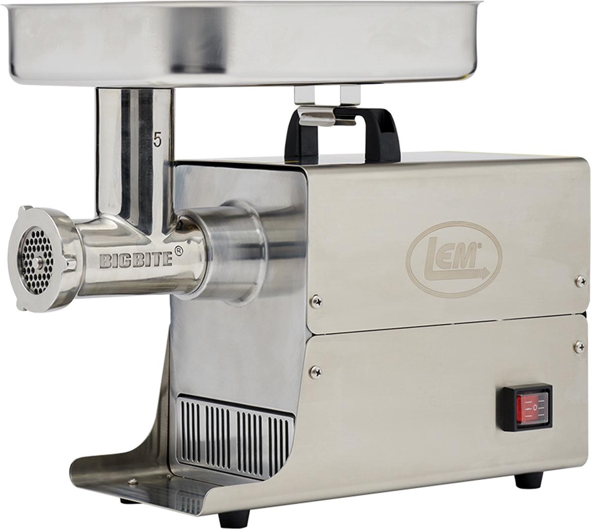 LEM Products #5 Big Bite Stainless Steel Electric Grinder - LEM Products