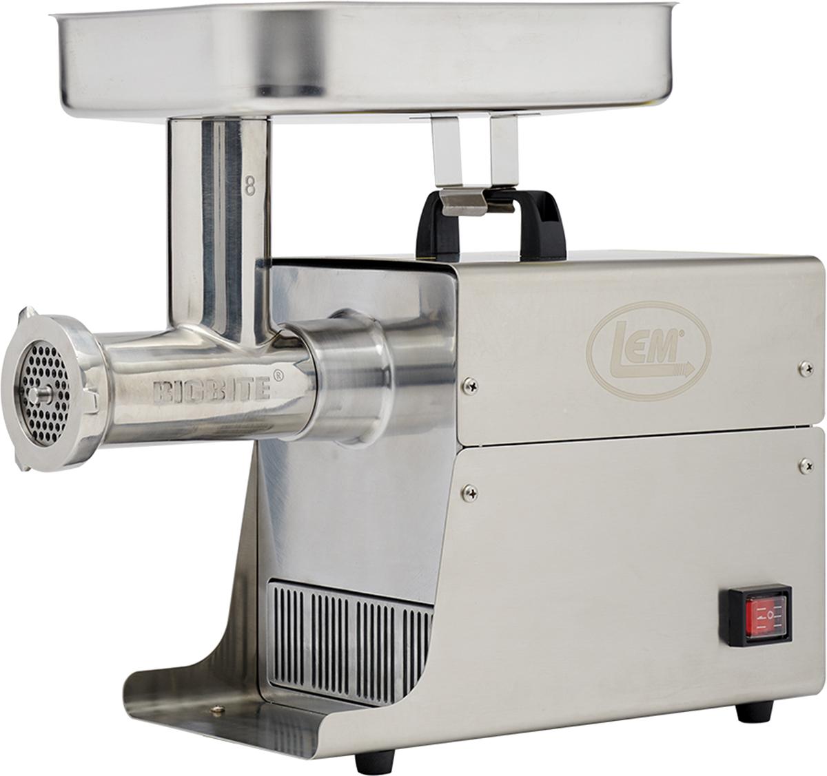 LEM Products #8 Big Bite Stainless Steel Electric Grinder - LEM Products