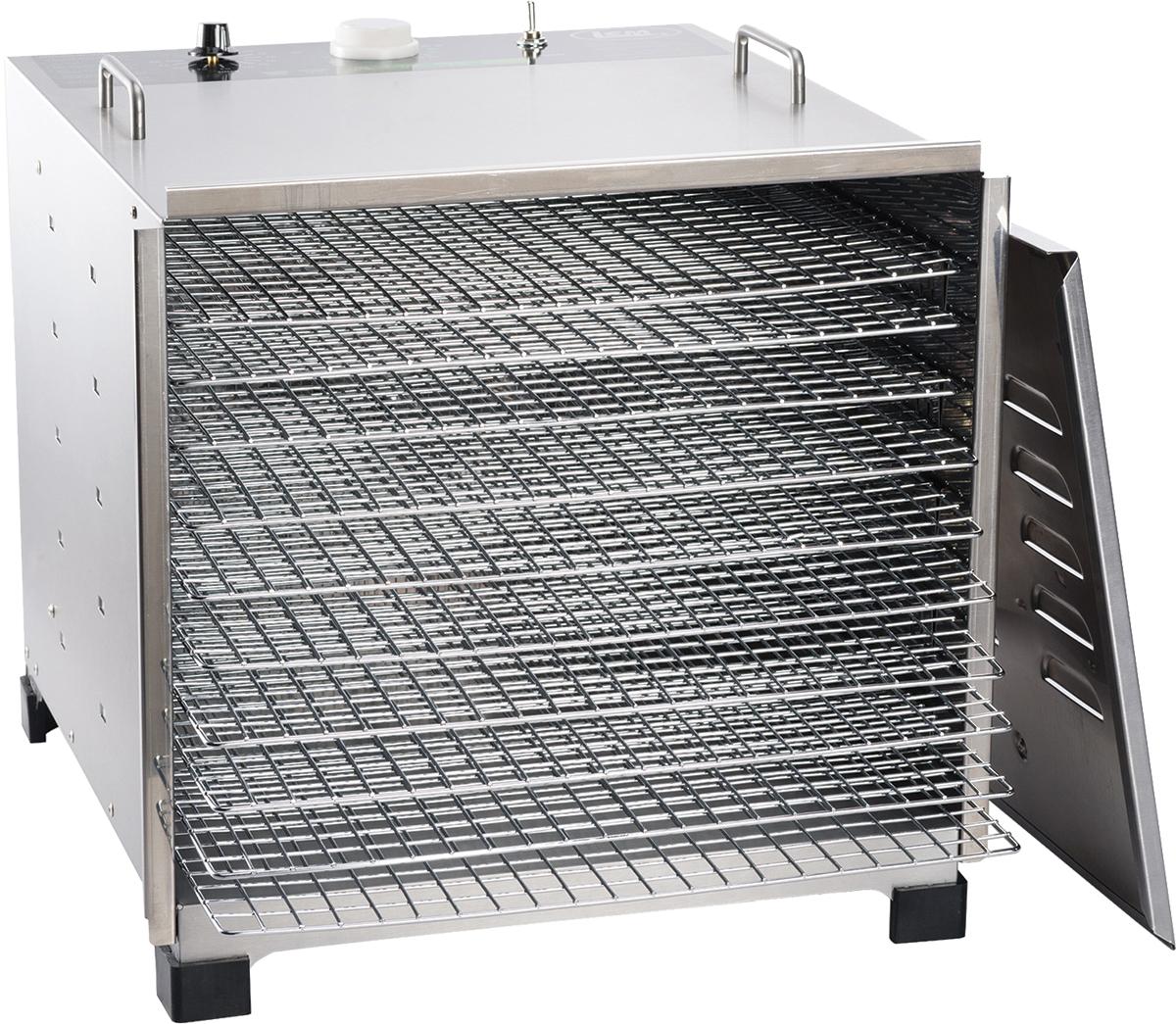 LEM Products Big Bite Stainless Steel Dehydrator w/12 hr Timer - LEM Products