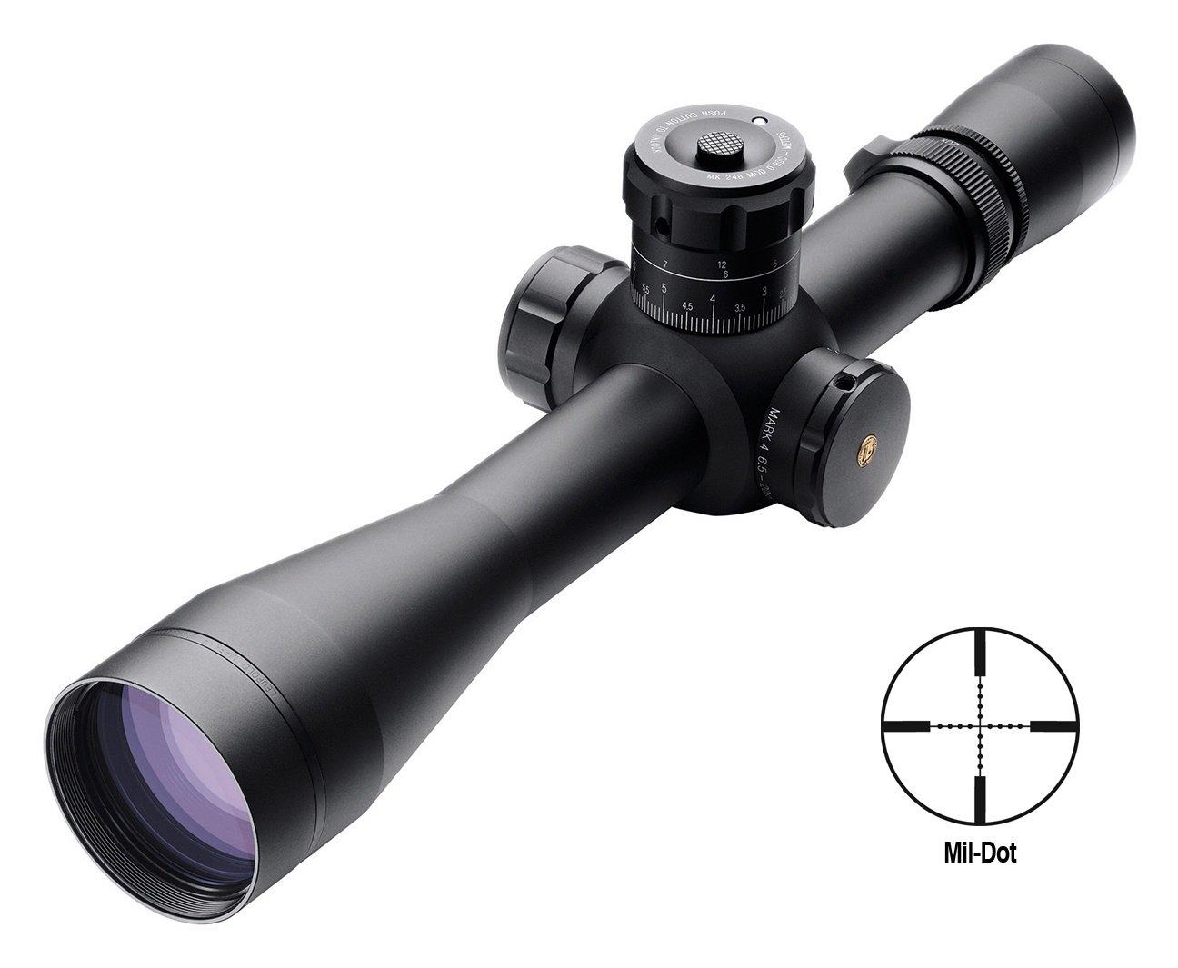 BLEMISHED Leupold Mark 4 ER/T Rifle Scope - 6.5-20x50mm M5 Dial Type Front Focal Mil-Dot Reticle Matte - Leupold