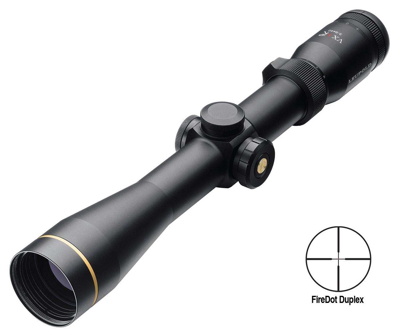 BLEMISHED Leupold VX-R Rifle Scope - 3-9x40mm Illum. FireDot Duplex 33.6-13.6' 4.2-3.7" Matte - Leupold